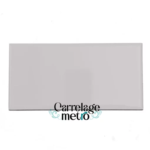 Carrelage métro bisel 10x20 couleur gris