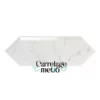 Carrelage Picket bevelled couleur Marbre Carrara