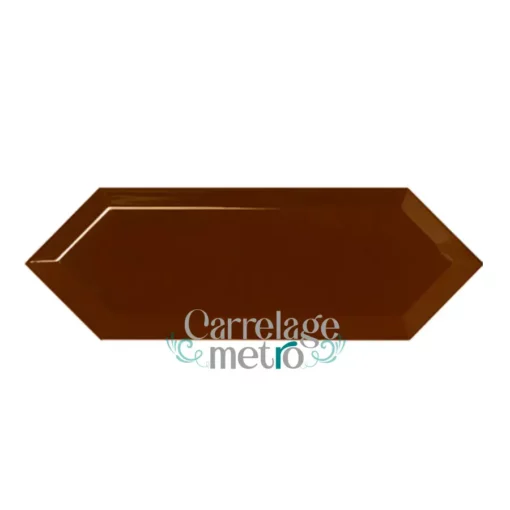 Carrelage Picket bevelled couleur Marron